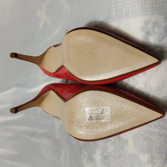 NWOT Women's Zara Basic Collection Pointed Toe Leather Stiletto Pumps - Picture 7 of 7